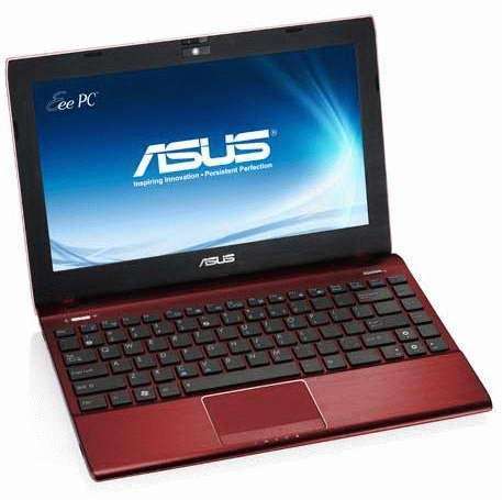 ASUS 1225B-RED021W AMD 12 /E450/4GBDDR3/320GB No OS PIROS ASUS netbook mini not fotó, illusztráció : EPC1225BRED021W