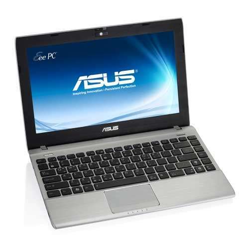 Netbook ASUS 1225B-SIV083M AMD 12 /E450/4GBDDR3/320GB W7HP ezüst mini laptop fotó, illusztráció : EPC1225BSIV083M