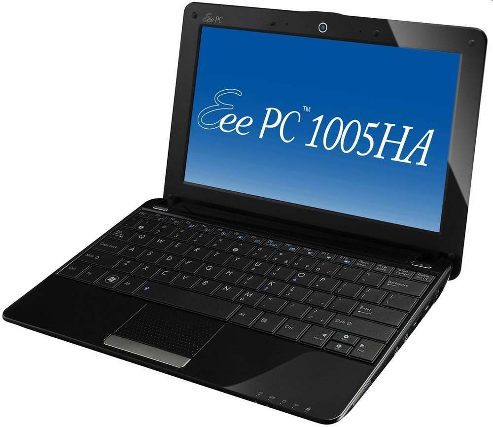 ASUS 1005HA-BLK075X EEE-PC 10 /N280/1GB/160GB XP Home Fekete ASUS netbook mini fotó, illusztráció : EPC15HABK075X