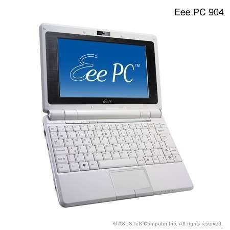ASUS EEE-PC-904-HD-BK016X EEE-PC 8.9 /1GB/160GB XP HOME Fekete ASUS netbook min fotó, illusztráció : EPC904BK061X
