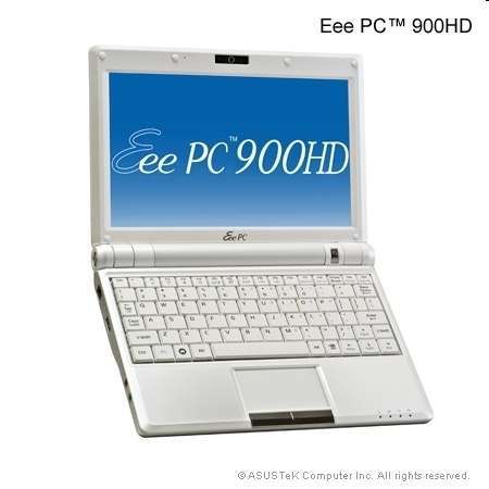 ASUS EPC900HD-WHI011X EEE-PC 8.9 /1GB/160GB/Dothan XP HOME Fehér ASUS netbook m fotó, illusztráció : EPC90HDW011X
