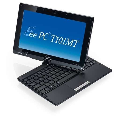 ASUS T101MT-BLK024M EEE-PC 10 /N450/2GB/320GB Win7P Black ASUS netbook mini not fotó, illusztráció : EPCT101MTBLK024M