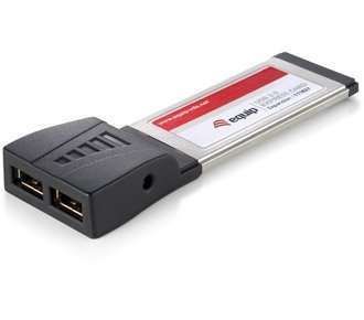 USB 2.0 kártya, 2 port, Express Card/34 Delock fotó, illusztráció : EQUIP-111827