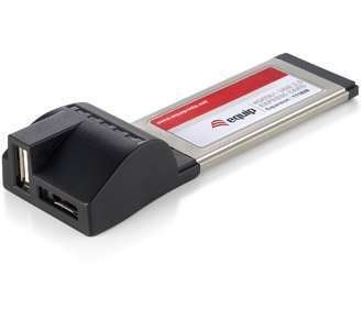 USB 2.0/eSATA kártya, 2 port, Express Card/34 Delock fotó, illusztráció : EQUIP-111828