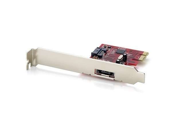 eSATA3/ SATA3 kártya, 1+1 port, PCI-Express 1x Delock fotó, illusztráció : EQUIP-111920