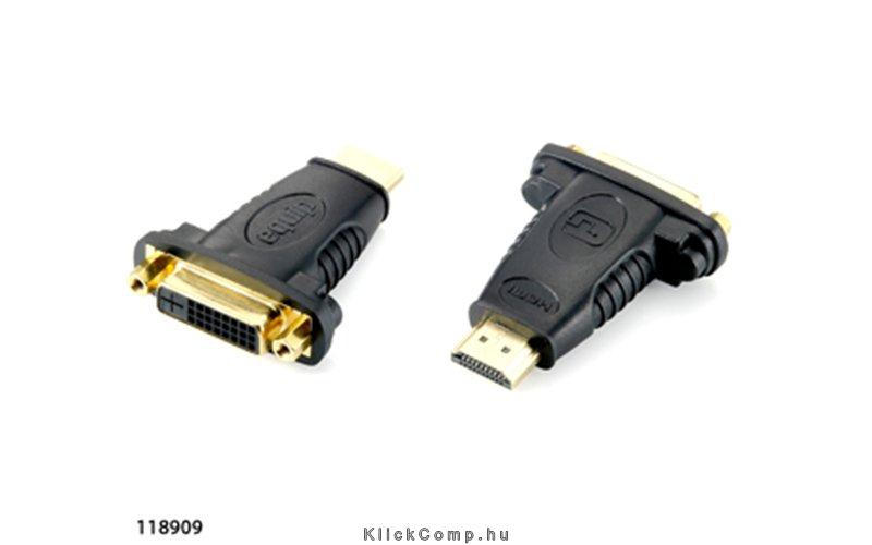 HDMI-DVI 24+1 adapter apa/anya Delock fotó, illusztráció : EQUIP-118909