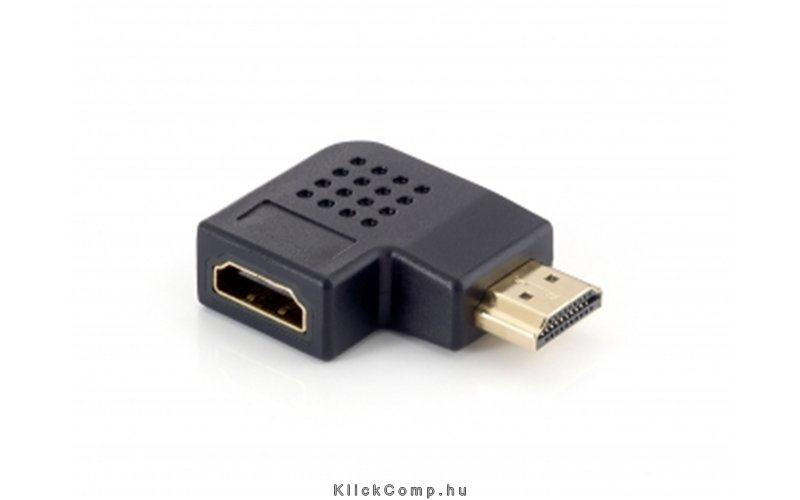 HDMI-HDMI adapter anya/apa 90 fokos Delock fotó, illusztráció : EQUIP-118910