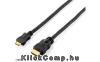 HDMI MiniHDMI kábel 1.4, apa apa, 2m Delock EQUIP-119307 Technikai adatok