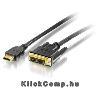 HDMI DVI kábel, aranyozott, 5m Delock EQUIP-119325 Technikai adatok