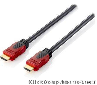 HDMI kábel 1.4 apa/apa, aranyozott, 5m Delock fotó, illusztráció : EQUIP-119345