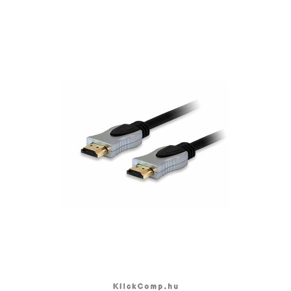 HDMI kábel 2.0 apa/apa, aranyozott, 7,5m fotó, illusztráció : EQUIP-119346