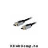 HDMI kábel 2.0 apa apa, aranyozott, 7,5m EQUIP-119346 Technikai adatok