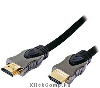 HDMI kábel 1.4 apa/apa, aranyozott, 7,5m Delock fotó, illusztráció : EQUIP-119348