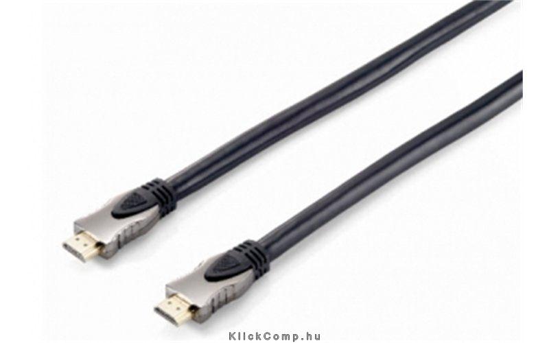 HDMI kábel 1.4 apa/apa, aranyozott, 10m Delock fotó, illusztráció : EQUIP-119349
