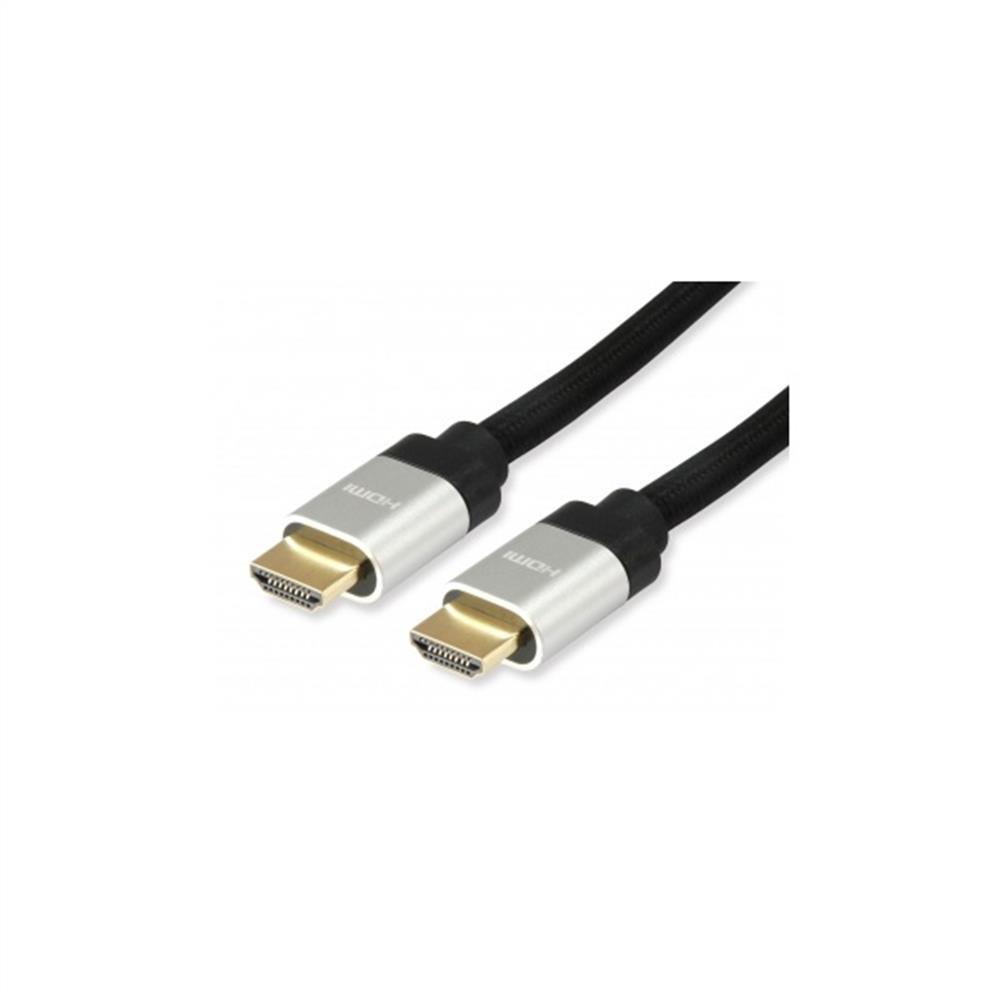 HDMI kábel 1m HDMI2.1 kábel apa/apa 8K/60Hz aranyozott fotó, illusztráció : EQUIP-119380