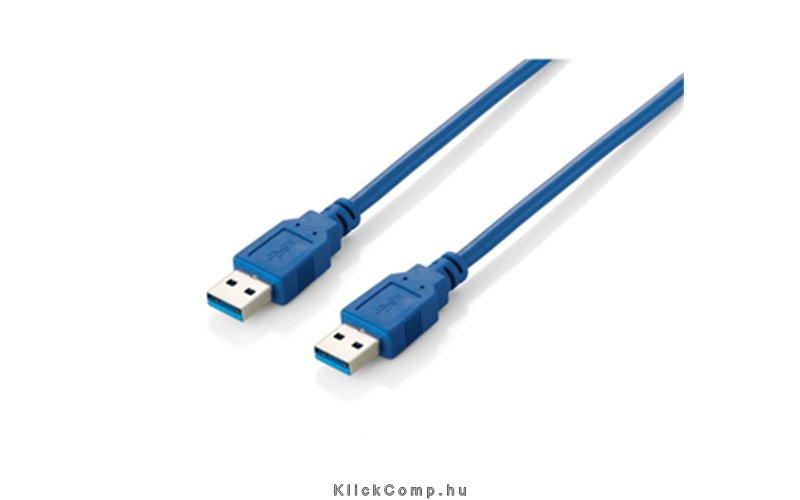 USB 3.0 A-A kábel, apa/apa, duplán árnyékolt, 1,8m Delock fotó, illusztráció : EQUIP-128295