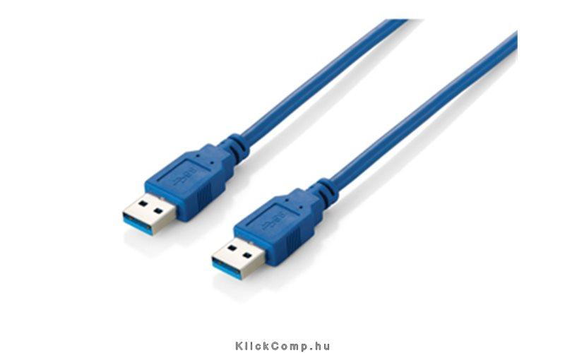 USB 3.0 A-A kábel, apa/apa, triplán árnyékolt, 2m Delock fotó, illusztráció : EQUIP-128395
