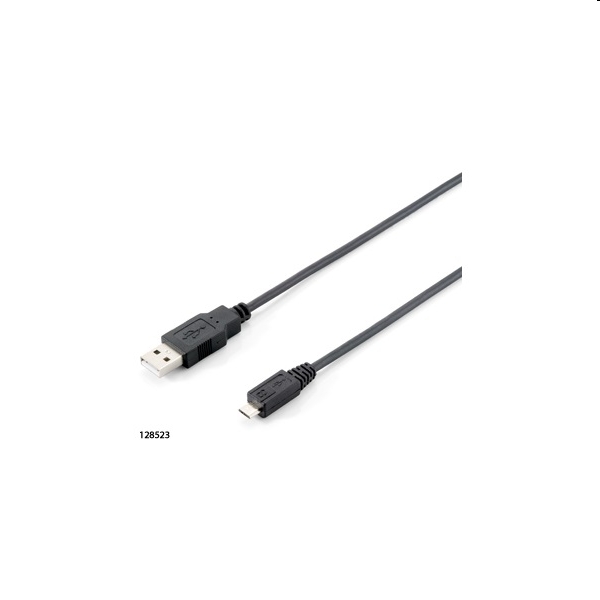 USB kábel 1,8m USB2.0 A-Micro B apa/apa - Már nem forgalmazott termék fotó, illusztráció : EQUIP-128523