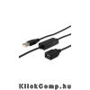 USB 2.0 hosszabbítókábel 15m Aktív A-A apa anya duplán árnyékolt Equip 133311 EQUIP-133311 Technikai adatok