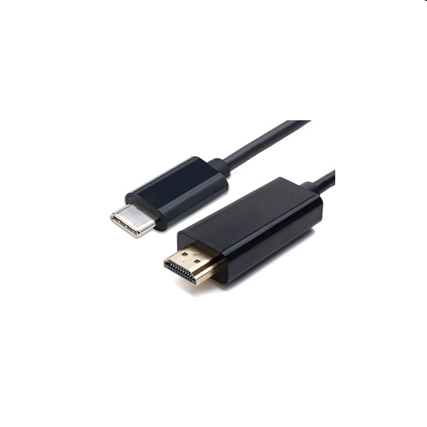Átalakító USB Type-C -ről HDMI -re kábel 1,8m apa/apa fotó, illusztráció : EQUIP-133466