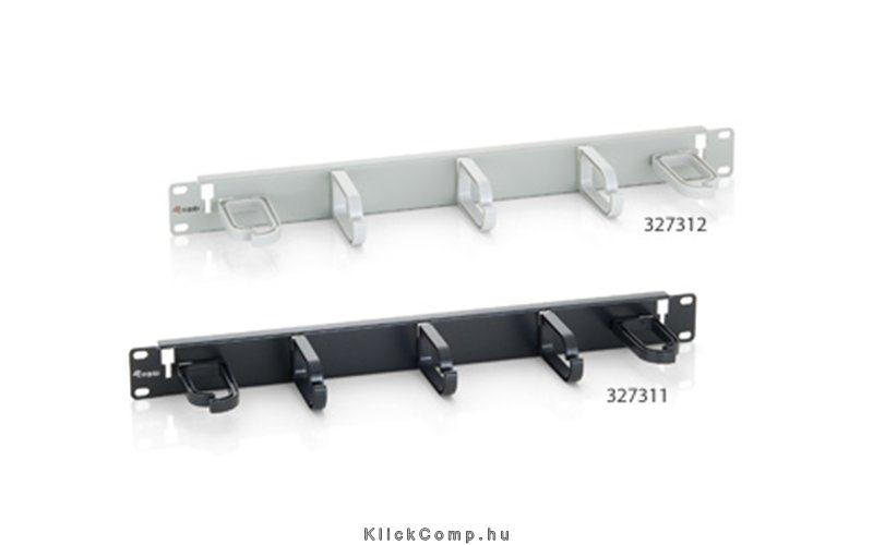 19  kábel rendező panel 1U fekete Delock fotó, illusztráció : EQUIP-327311