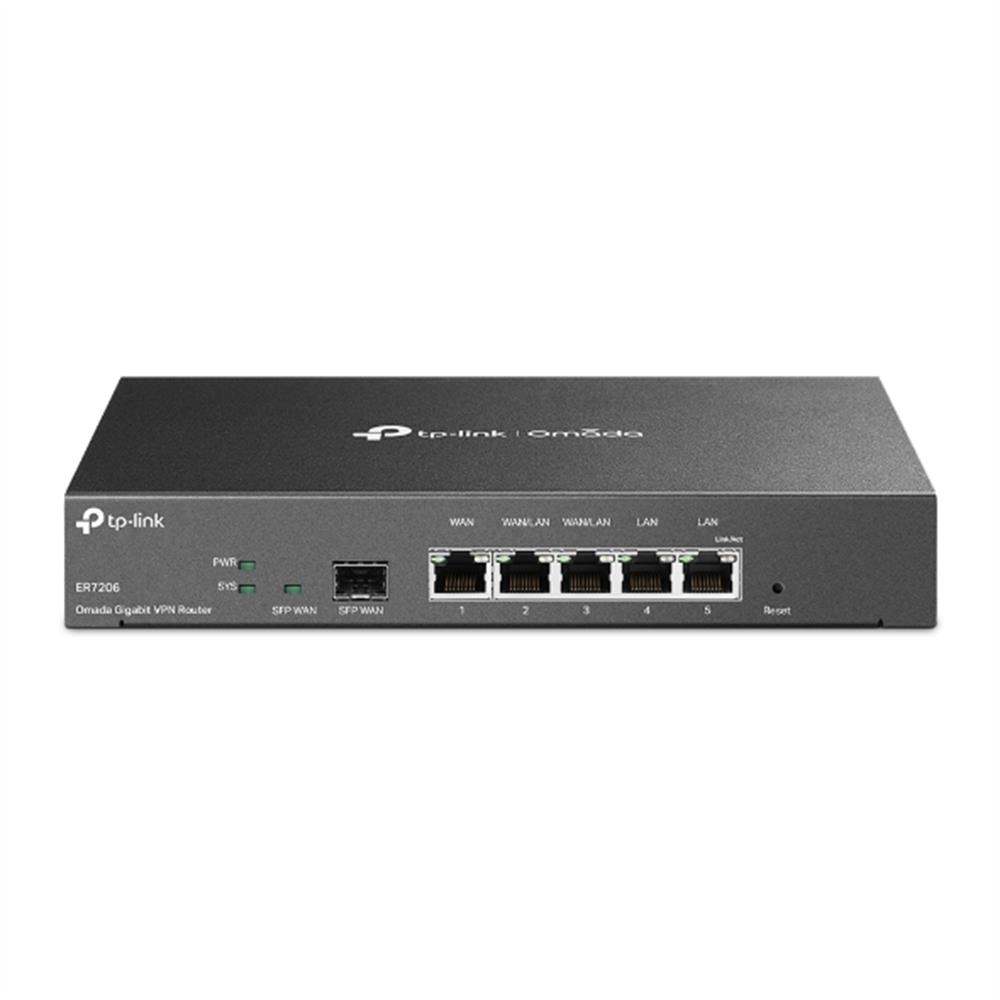 WiFi Router TP-LINK ER7206 SafeStream Gigabit Multi-WAN VPN Router fotó, illusztráció : ER7206