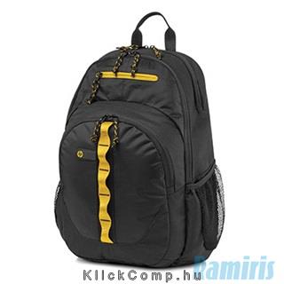 15,6  notebook hátizsák Fekete-sárga HP Sport Backpack fotó, illusztráció : F3W17AA