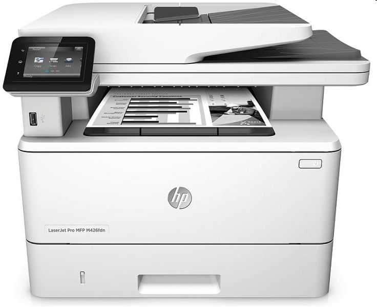 Multifunkciós nyomtató lézer HP LaserJet Pro M426fdn M425 kiváltó fotó, illusztráció : F6W14A