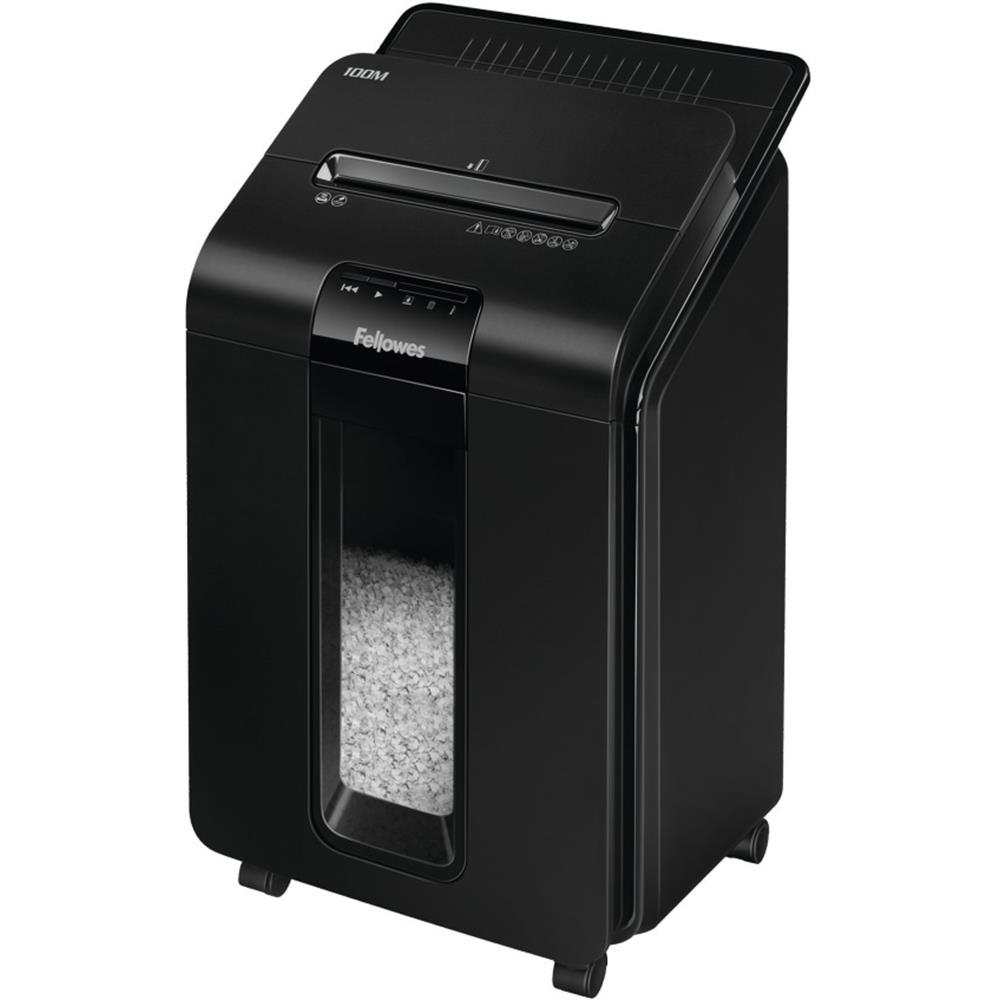 Iratmegsemmisítő minikonfetti 90 lap FELLOWES AutoMax 100M fotó, illusztráció : FELLOWES-4629201