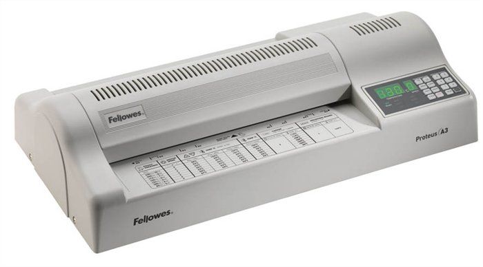 Laminálógép, A3, 80-250 mikron, FELLOWES  Proteus fotó, illusztráció : FELLOWES-5709001