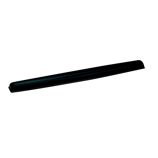 Csuklótámasz billentyűzethez géltöltésű FELLOWES CrystalGel fekete fotó, illusztráció : FELLOWES-9112201