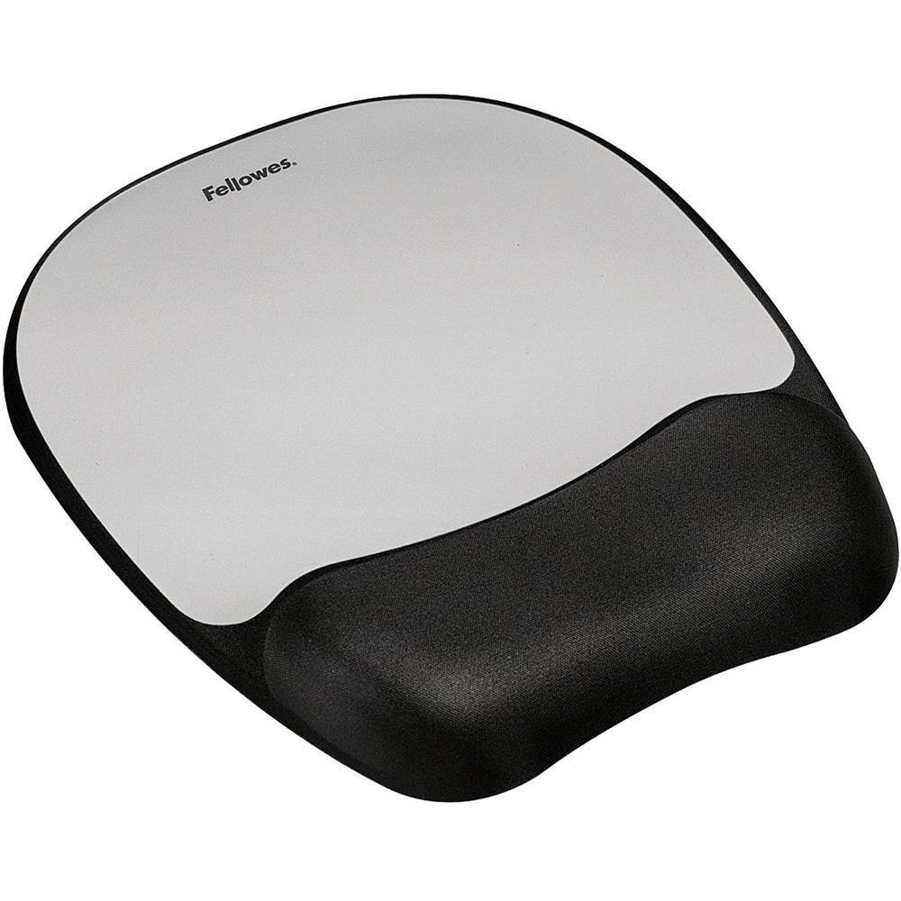 Egéralátét csuklótámasszal habtöltésű FELLOWES Memory Foam szürke fotó, illusztráció : FELLOWES-9175801