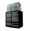 CD-tároló, automata kiemelőrendszerű, 30+18 db-os, FELLOWES "Spring", fekete FELLOWES-9823102 Technikai adatok