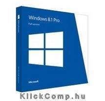 Microsoft Windows 8.1 Pro 64-bit ENG 1 Felhasználó Oem 1pack operációs rendszer fotó, illusztráció : FQC-06949