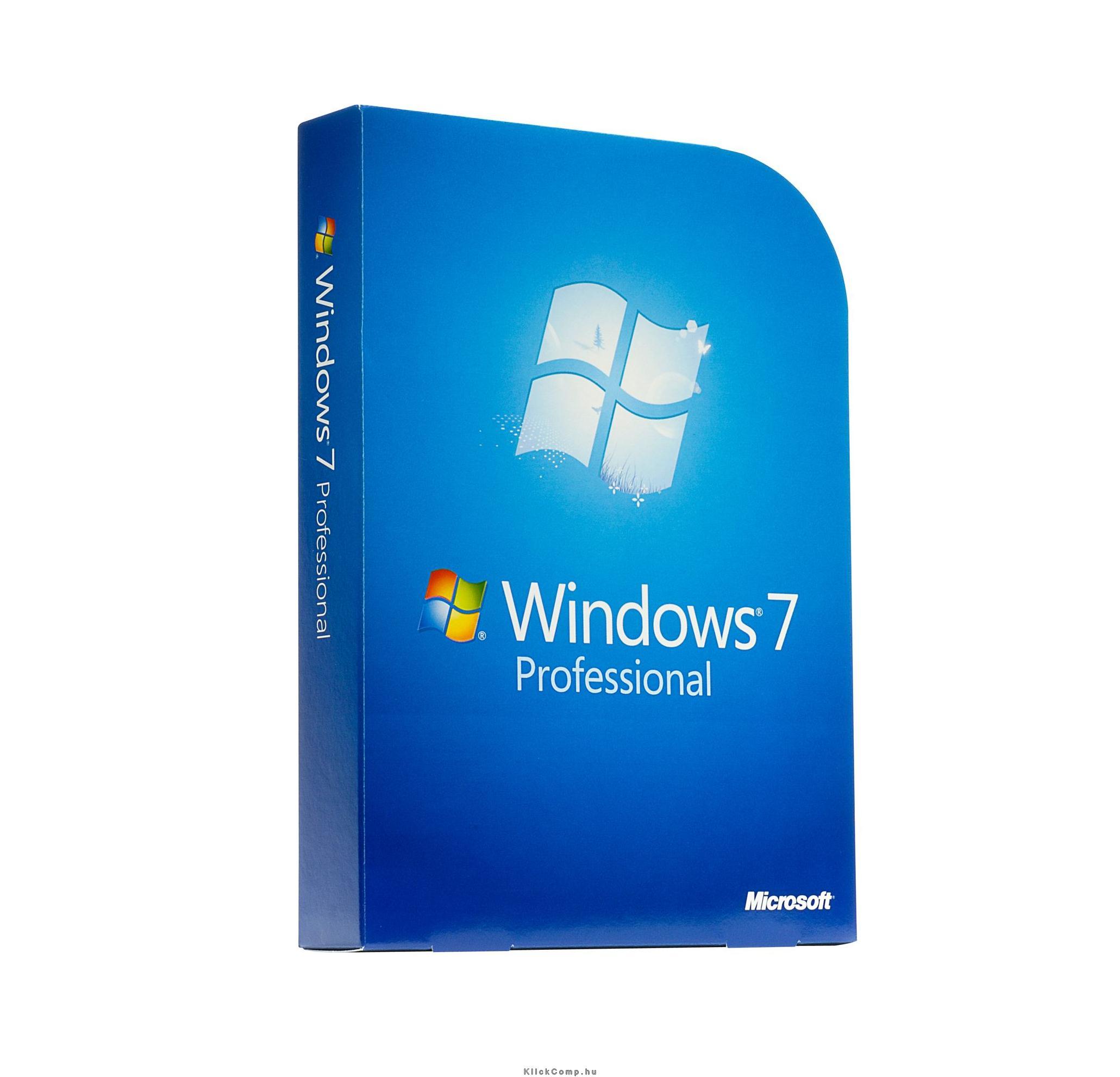 MS Windows 7 Pro SP1 32bit HUN fotó, illusztráció : FQC-08670