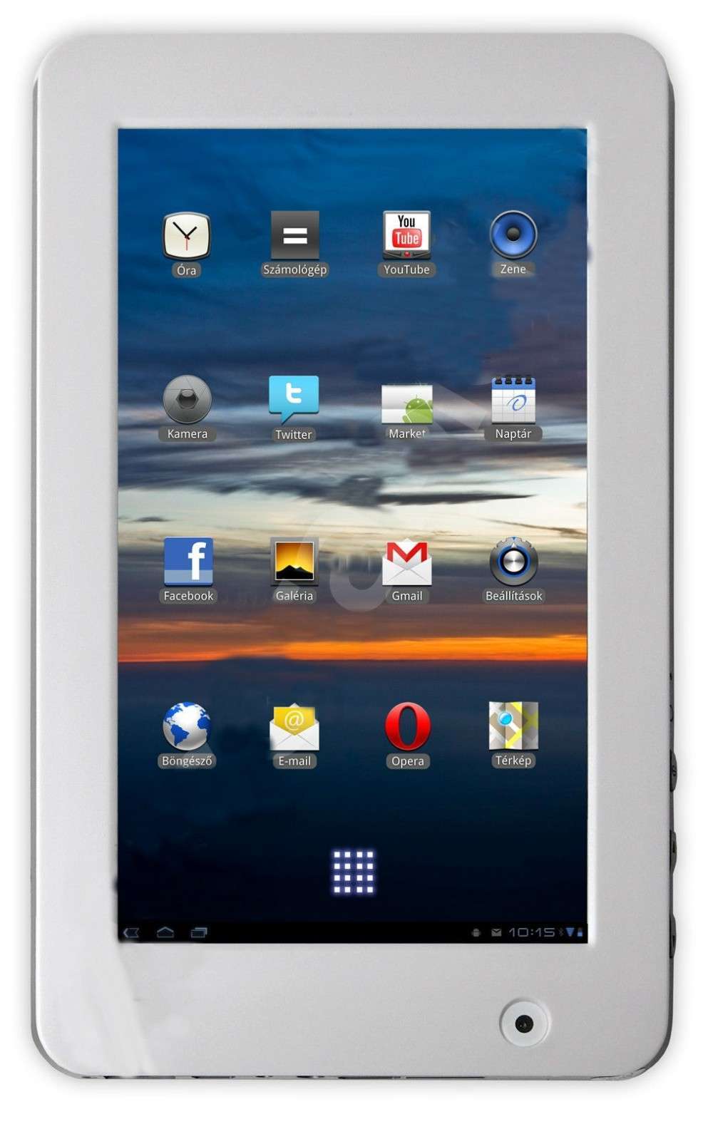 FunScreen Luna 7C40W TABLET PC 7  480x800, 1,5GHz, 256MB+4GB, Android 4.0, Micr fotó, illusztráció : FUNSTABLETLUNA7C40W