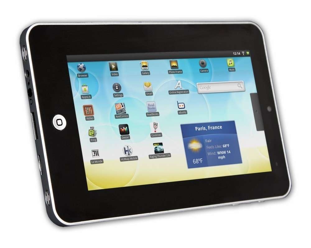 FunScreen TABLET PC 7  480x800, 800MHz, 256MB+2GB, Android 2.2, Micro SD, G-Sen fotó, illusztráció : FUNSTablet7