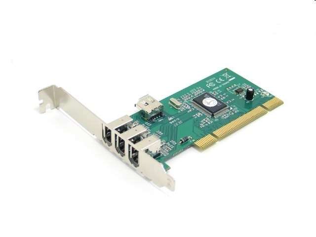 Firewire 3+1port kártya Ulead+cable PCI fotó, illusztráció : FW3010SC2