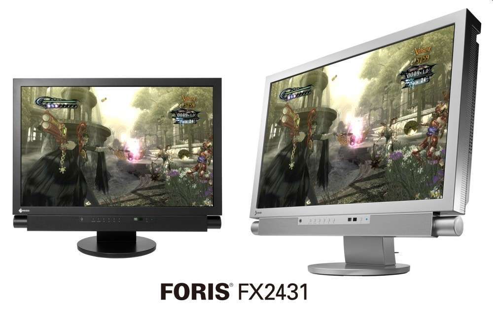 Monitor WUXGA, 2000:1 kontraszt, 360 cd/m, 178/178°, PIP, PC/AV portok fotó, illusztráció : FX2431-BK