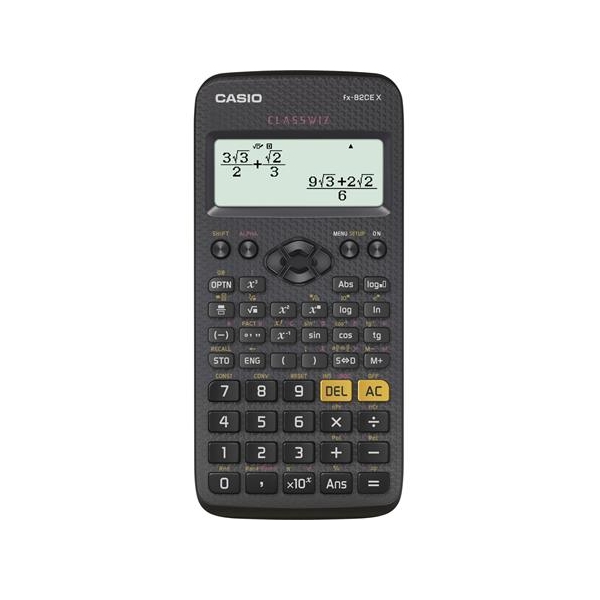 Számológép tudományos 379 funkció CASIO FX-82 CE X fotó, illusztráció : FX-82-CE-X