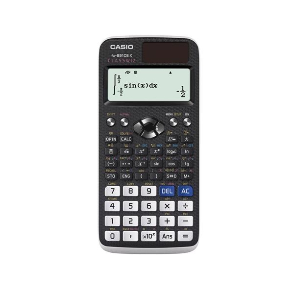 Számológép tudományos 668 funkció CASIO FX-991 CE X fotó, illusztráció : FX-991-CE-X