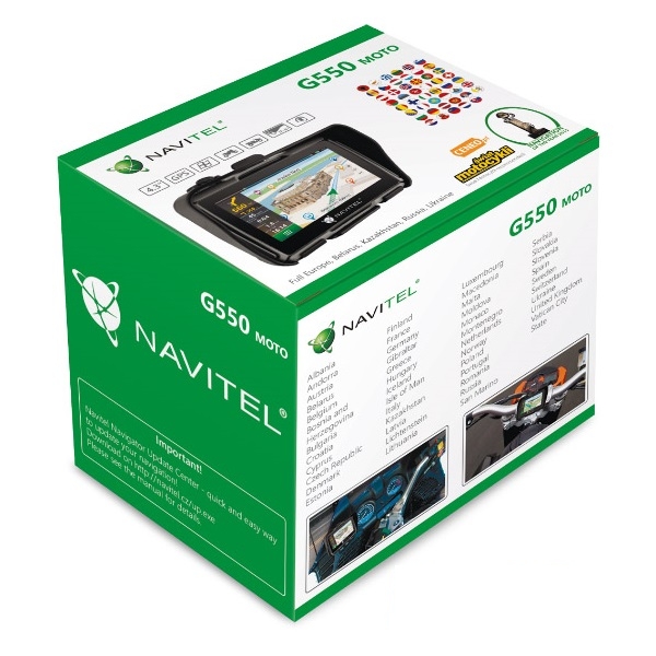 Navigáció 4.3  motoros Full Europe LM Navitel G550 Moto GPS fotó, illusztráció : G550-MOTO