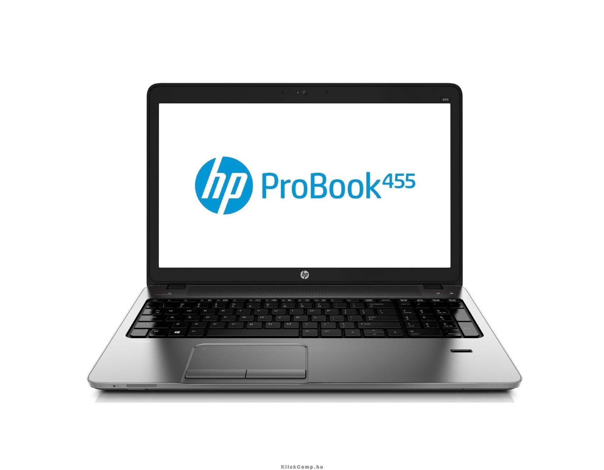 HP ProBook 455 G2 15,6  notebook A6 Pro-7050B 750GB R5-M255-2GB fotó, illusztráció : G6W40EA