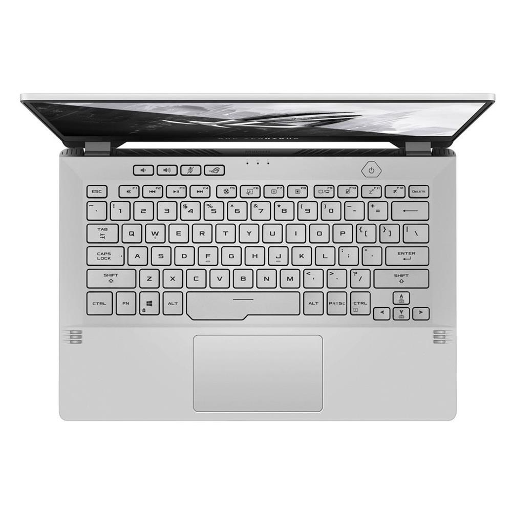 Asus ROG laptop 14  FHD R7-5800HS 16GB 512GB RTX3050 W10 fehér Asus ROG Zephyru fotó, illusztráció : GA401QC-HZ021T