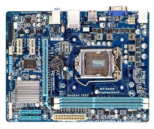 H61M-DS2-B3 mATX skt1155 H61, 2xDDR3 1333MHz, 1xGBE LAN, 8xUSB2.0 3 év fotó, illusztráció : GAH61MDS2B3