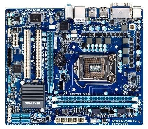 H61M-USB3-B3 mATX skt1155 H61, 2xDDR3 1333MHz, 1xGBE LAN, 8xUSB2.0, 2xUSB3.0 3 fotó, illusztráció : GAH61MUSB3B3