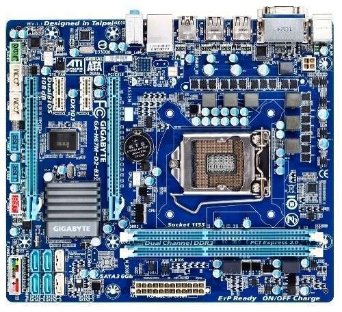 H67M-D2-B3 mATX skt1155 H67, 2xDDR3 1333MHz, 2xPCI-E, 1xGBE LAN, RAID, SATA3, 1 fotó, illusztráció : GAH67MD2B3