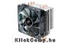 CPU Cooler GAMMAXX 400 21,4-32,1dB; max. 102,43 m3/h; 4pin csatlakozó; 4 db heatpipe, 12cm, PWM, Kék LED