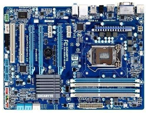 Z68A-D3H-B3 skt1155 Z68, 4xDDR3 1333MHz, 1xGBE LAN, 2xPCI-E, RAID, 2xSATA3, 12x fotó, illusztráció : GAZ68AD3HB3