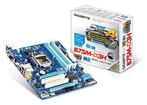 Alaplap B75M-D3H LGA1155 Gigabyte fotó, illusztráció : GA-B75M-D3H